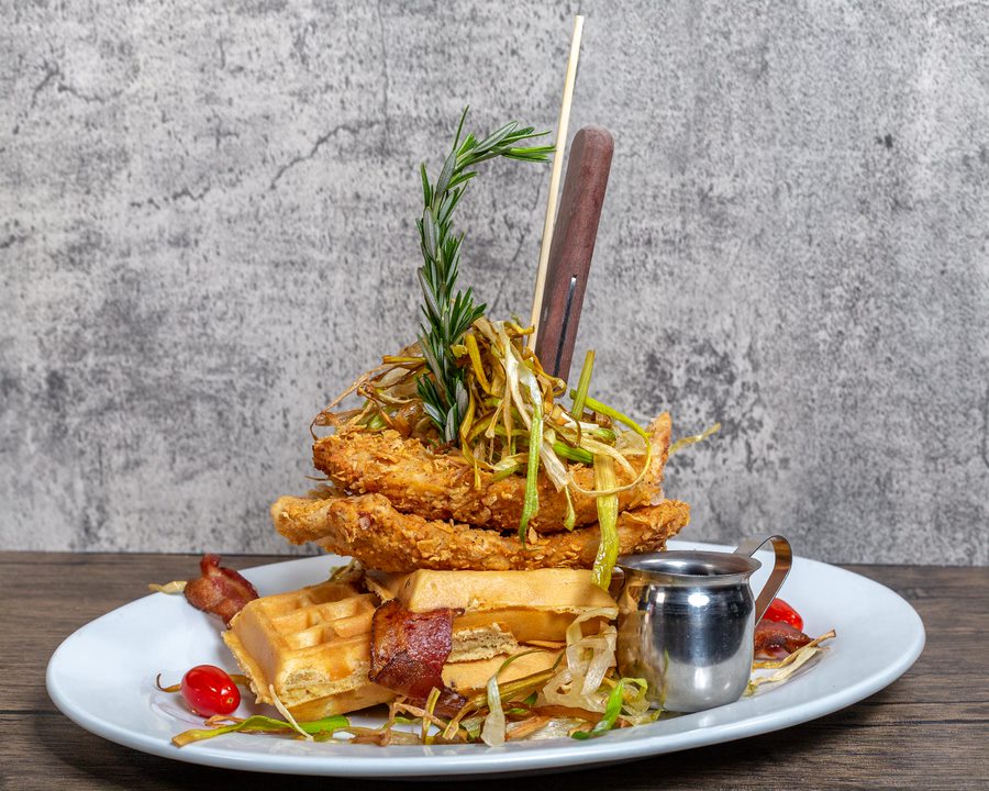 The Ultimate Guide to Dining at Hash House A Go Go Las Vegas 1 Chicken and waffles from Hash House A Go Go—an unforgettable Las Vegas dining experience.
